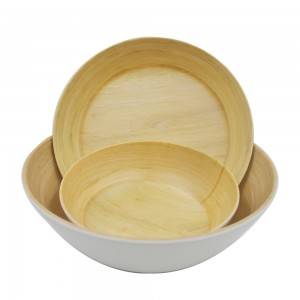 Wholesale frosted texture melamine bowl dinner set salad bowl soup bowl 100%BPA free