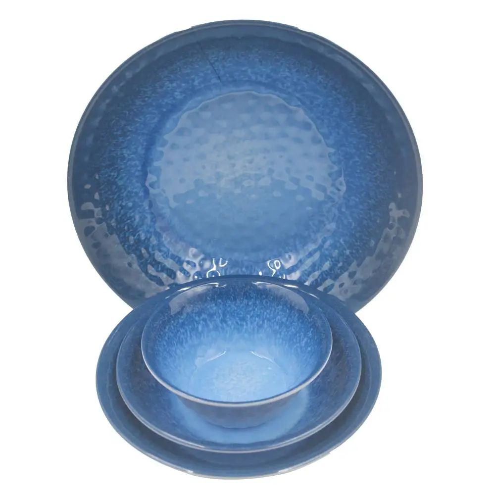 Wholesale-pitted-texture-melamine-plate-and-bowl-set-2