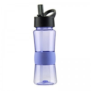 Wholesale Dealers Of Plastic Water Bottle 500ml - Customized 100% BPA free 700ml tritan water bottle with straw and silicone sleeve – SUNSUM