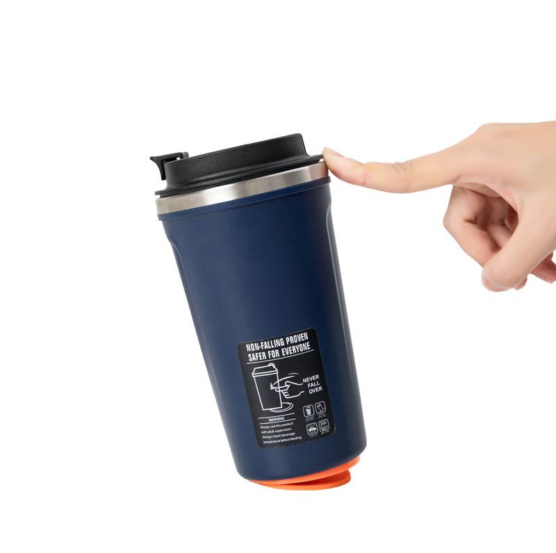 China Manufacturer For Stainless Steel Tumbler - 520ml Non-Spill Double Wall Suction Tumbler Travel Mug – SUNSUM