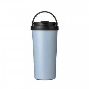 480ml Non-Spill Double Wall Stainless Steel Vacuum Insulated Suction Tumbler Coffee Mug