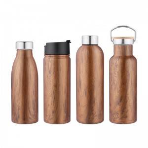 Bottom Price Custom Gym Bottles - Double wall vacuum insulated wide mouth steel water bottle – SUNSUM