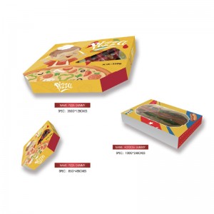 Pizza Gummi mollis Candy cum Box Package