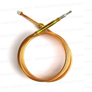 Gas thermocouple with thread