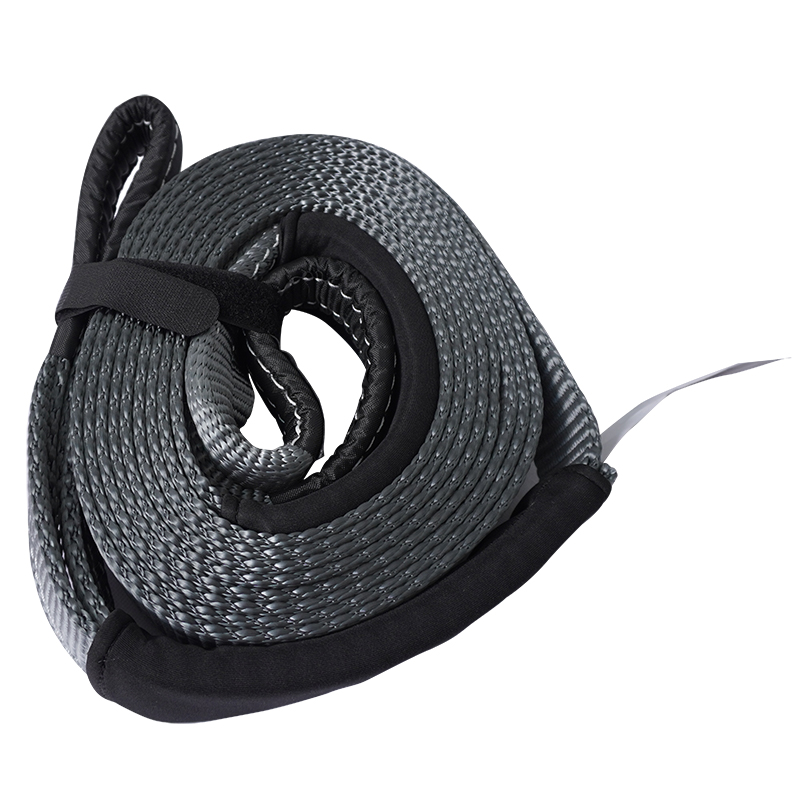 The use of white ring lifting belt Webbing Slings