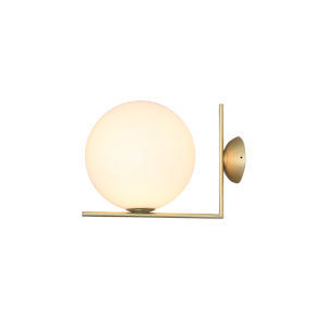Wholesale Globe Glass Wall Lamp Opal Mid Century Modern Wall Light Fixture