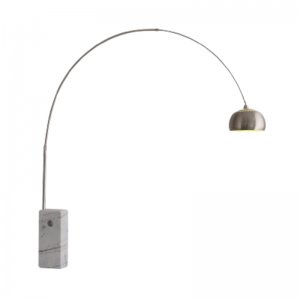 Wholesale OEM Arc Arm Round Marble Floor Lamp