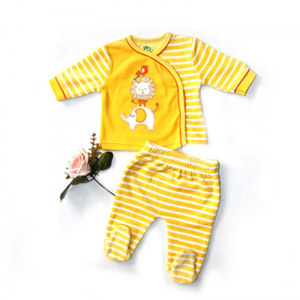 Popular Design for Newborn Striped Onesie - Baby Newborn Cardigan And Pants Outfit For Sale – GUANGDA