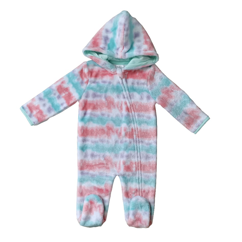 Newborn-Flannel-Romper-Pajamas-With-Zipper-Wholesaler