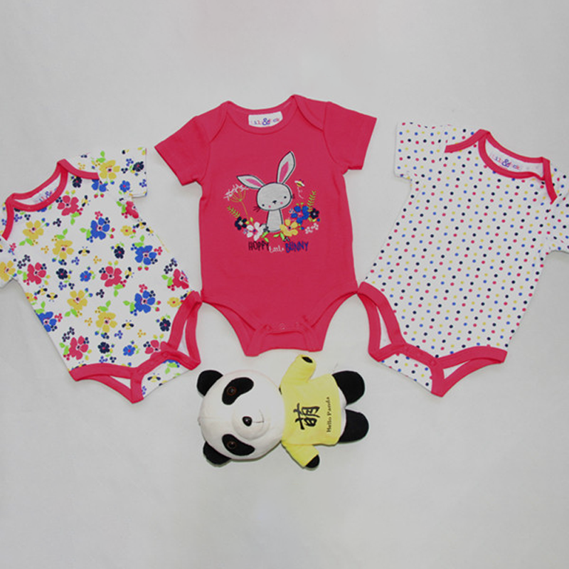 Three-Pieces-Baby-Girl-Clothes-0-9-Months-Cotton
