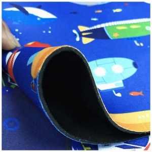 Camo Neoprene Fabric 2MM Customizable Design Neoprene Rubber Sheet For Battle Fatigues and Gloves