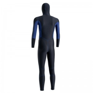 Cold and warm men’s and women’s models with hooded one-piece long-sleeved long pants wetsuit swimsuit surfing suit.