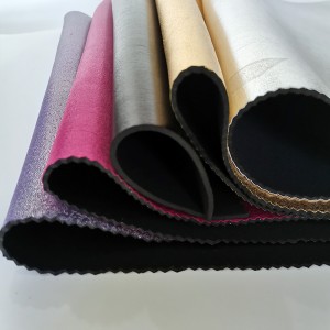 3mm Sheet Coated Waterproof Shiny Neoprene Fabric for Bags