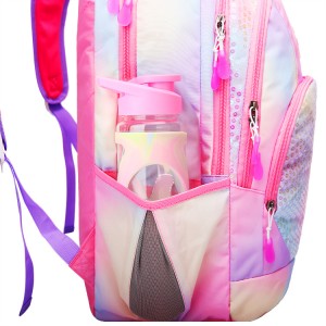 Pink Glitter Sequins School Backpacks For Girl Kids Children