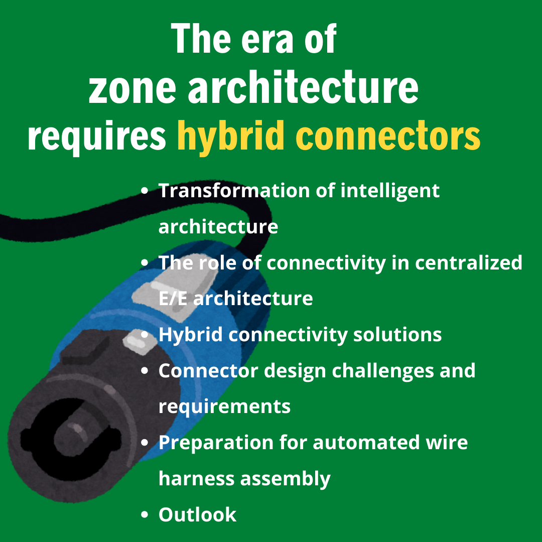 The era of zone architecture requires hybrid connectors