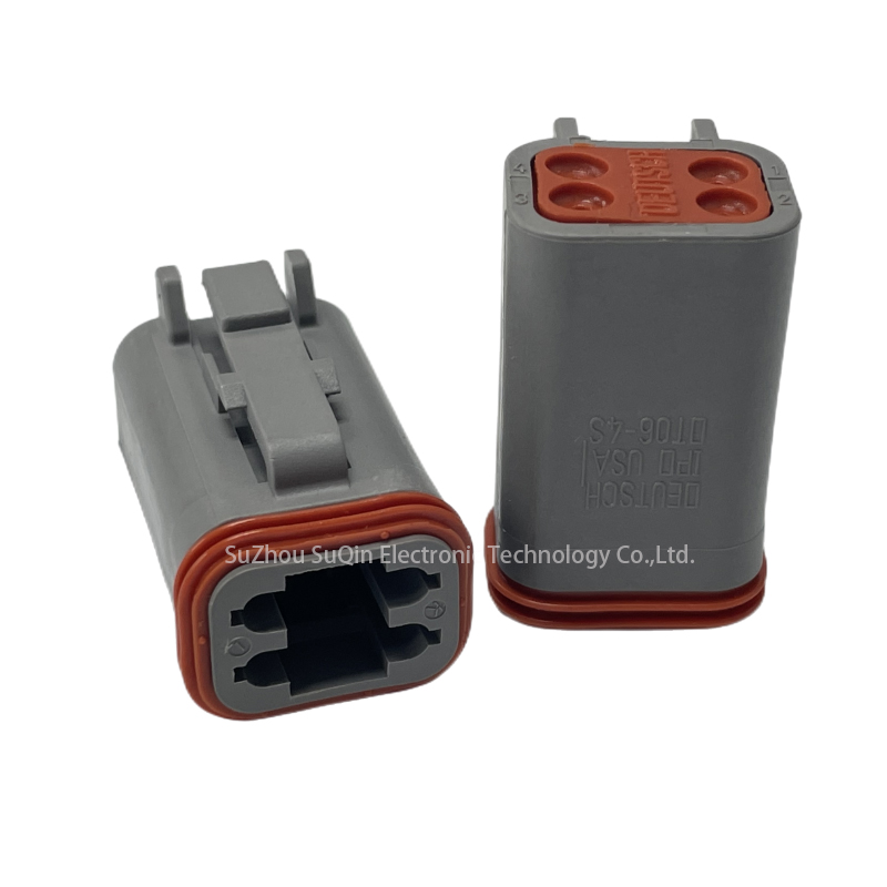 Høykvalitets 4-pins automatisk vanntett DT06-4S DT-serie 4-veis bilkontakt