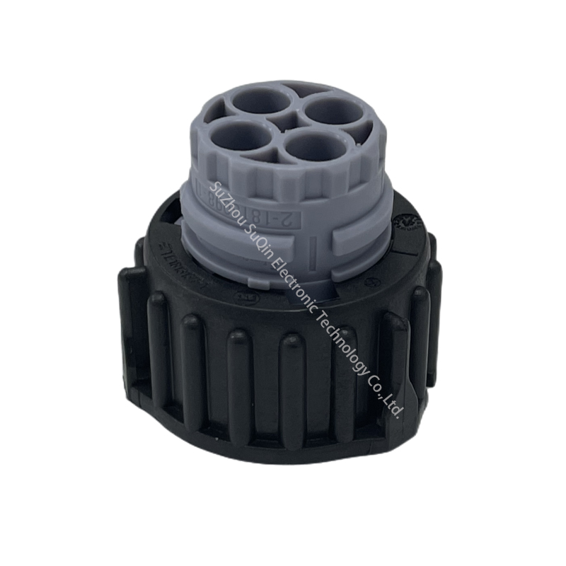 4 pin Male Listrik Automotive Waterproof Konektor 2-1813099-1