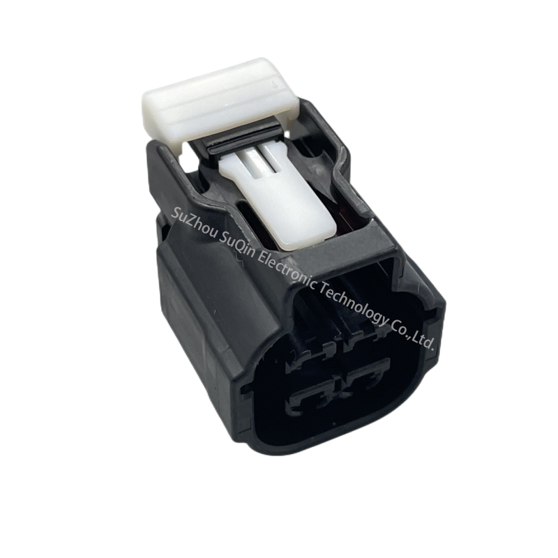 4-щифтов женски водоустойчив пластмасов кабелен кабелен сноп автоматичен щепсел за електрически корпус 6185-5294