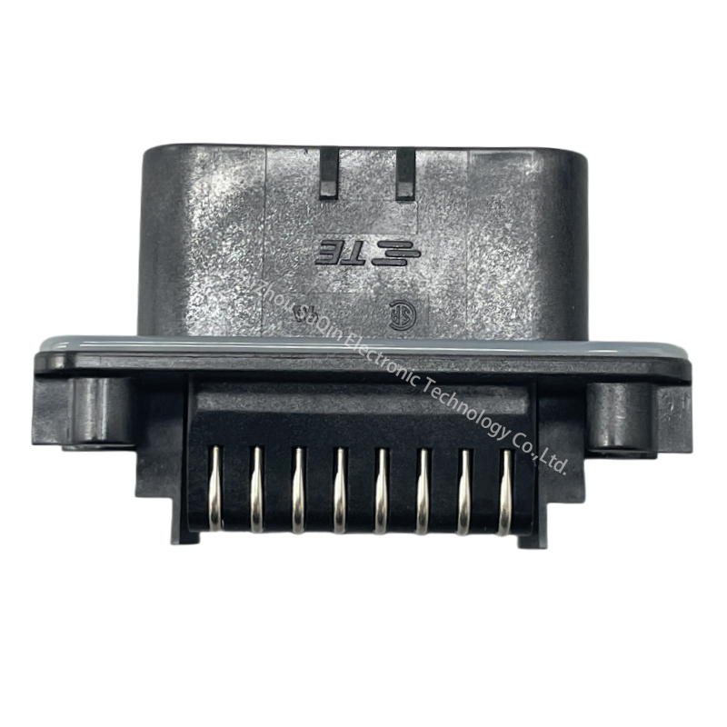 1-776087-1 23 pin PCB Mount Header Seri AMP Konektor sudut kanan