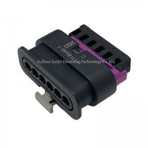 6 Pinfemale fiara elektrika connector tantera-drano fiara connector 1-1718646-1