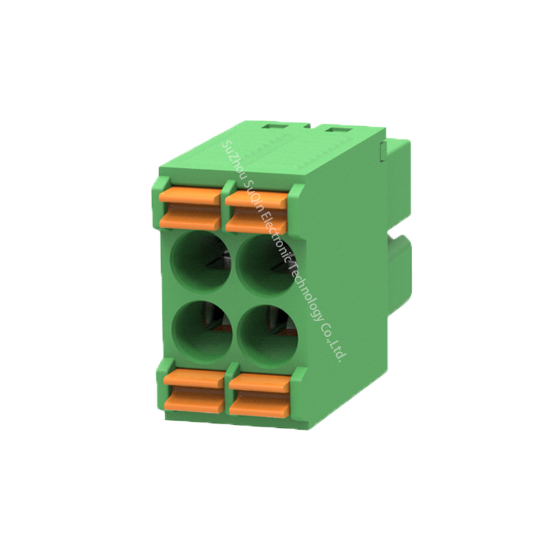 4pin/6pin/8pin isidibanisi esingangeni manzi 3.5mm pitch plug-in connector 15EDGKNH-3.5