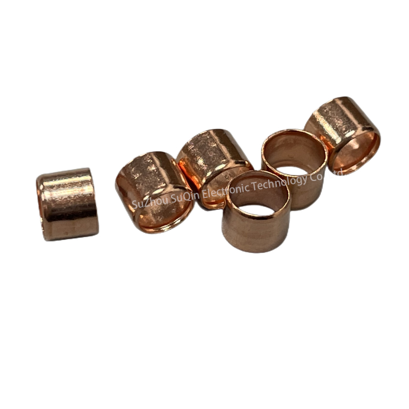1587828-2 Automotive Connector EMC Shielding Copper Alloy Ferrule