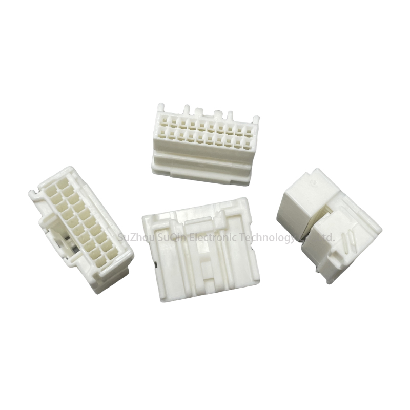6098-4595：20 pin 0.64(025) series connector housing in stock