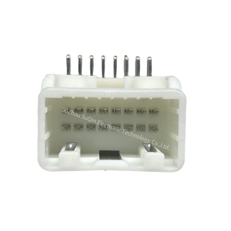 Automotive electronic connector PCB Mount Header Horizontal Wire-to-Board 16 Position 1318382-1