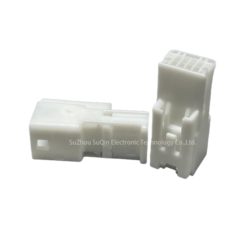 AMP White Housing TE 1473793-1 Wire to Wire 2.2 mm Housing 8Pin for Male Terminals Housing Pin