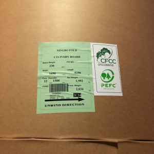 factory Outlets for China Super Whiteness Ningbo Ivory Board Paper/Fbb for Folding Boxes