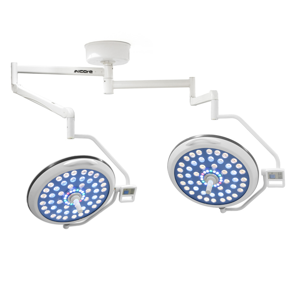Micare Multi-Color Plus E700/700 Double Arms Medical Equipment Ceiling Surgical Lights Operating Lamps