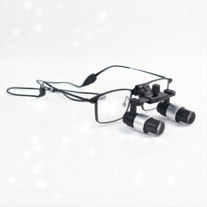 4.0x Metal Frame Medical Surgical Binocular Magnifier Magnifying Lens for ENT, Dental Clinic, Veterinary Medicine.
