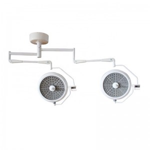 Double Dome ceiling type +External Camera Operation therapic Shadowless Surgical Lamp ,LED Shadowless Medical Light