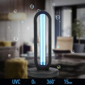 UV Light Sanitizer 38 Watts UVC Germicidal Lamp w/Remote Control Sterilizer Lamp for Home Office School