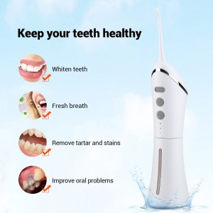 Household Medical Health Care Devices Water Flosser Teeth Cleaner Portable and USB Rechargeable Oral Irrigator for Travel