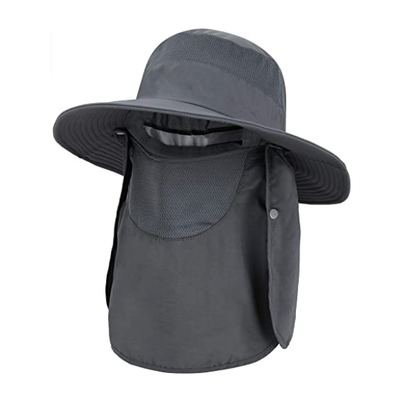 01 Foldable Flap Cover Protective Sun Hat