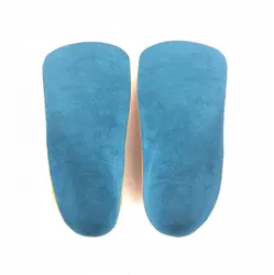 3/4 length high arch support insole for flat feet hyperpronation supine metatarsal walking and standing for all day comfort