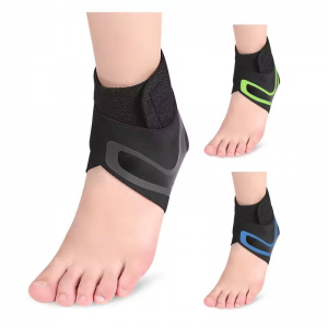 Ankle Support Brace, Adjustable Ankle Strain Protector Strap, Against Sprains Arthritis Compression Wrap Stabilizer