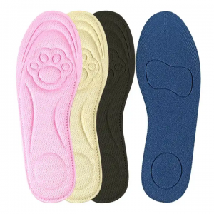 Breathable Shoe Insoles Double-Layer Latex Foam Perforated Comfort Insoles Soft Cushioning Walking Insoles
