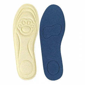 Breathable Shoe Insoles Double-Layer Latex Foam Perforated Comfort Insoles Soft Cushioning Walking Insoles