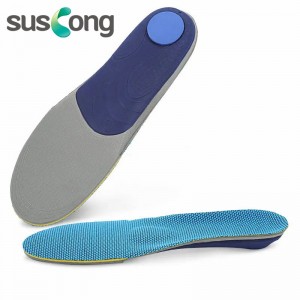 Breathable sports arch support shoe pad sweat-absorbing thickened soft shock-absorbing Orthopedic insoles