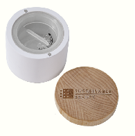 Cheap price Refillable Wooden Lip Balm Tube - Refillable Bamboo loose powder container – YiCai