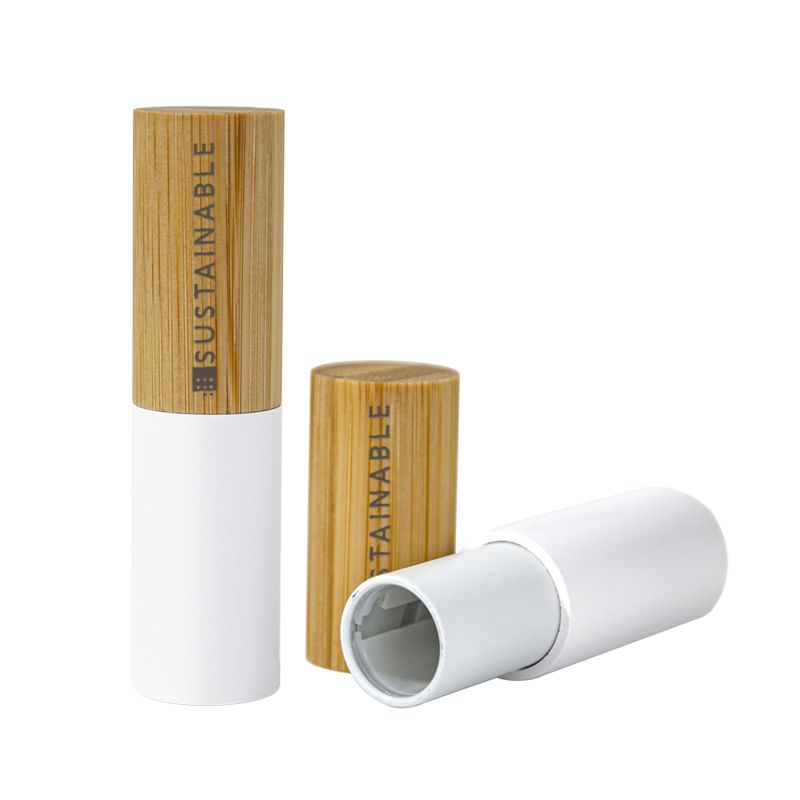Fixed Competitive Price Refillable Cosmetic Containers - FSC Bamboo Series Straight Round Lip Sticks packaging – YiCai