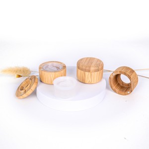 3g Mini Loose Powder Bamboo Jar