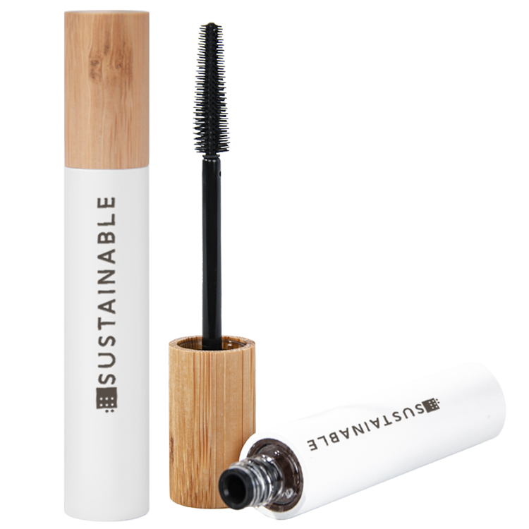 White Painting Bamboo Mascara Tube  Refillable, 100% biodegradable, Recyclable, Reuse