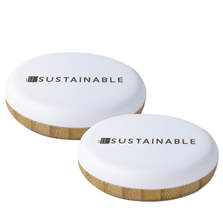 Sustainable Bamboo Compact Powder  Box