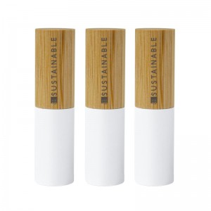 FSC Bamboo Series Straight Round Lip Sticks packaging