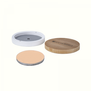 China Cheap price Bio Degradable Custom Print Private Label Blush Makeup Powder Compact Bamboo Box