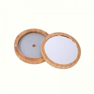 OEM/ODM Factory Refillable Wooden Loose Powder Container - FSC Bamboo Series Round shape Super thinner Powder Box – YiCai
