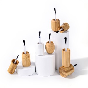 Bamboo Caps for Nail Polish Bottles